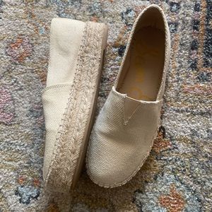 Sam Edelman Espadrille Platform Slip On Shoes
